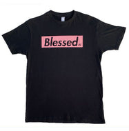 Black/Pink Blessed T-Shirt