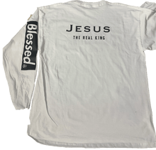 EVERLASTING GOD WHITE/ BLACK Long Sleeve crew neck t-shirt