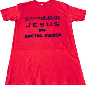 Copy of Communicate Jesus Red/Black