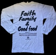 FAITH FAMILY GOOD FOOD WHITE/BLACK