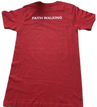 I Walk By Faith Red/ White